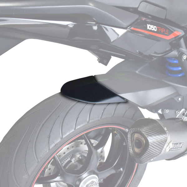 Pyramid Plastics Pyramid hugger extension | matte black | triumph tiger 1050 sport 2013>current